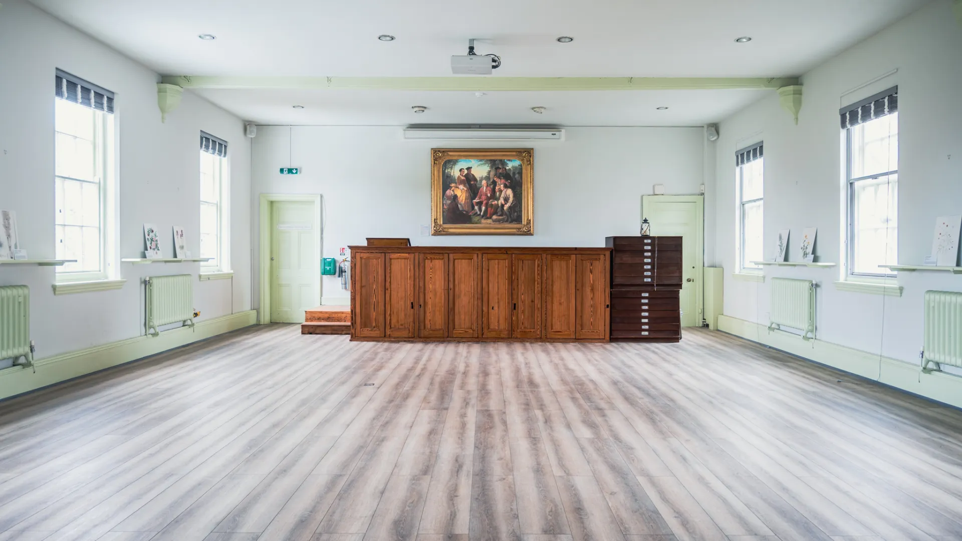 Interiors of the Gallery at Chelsea Physic Garden.